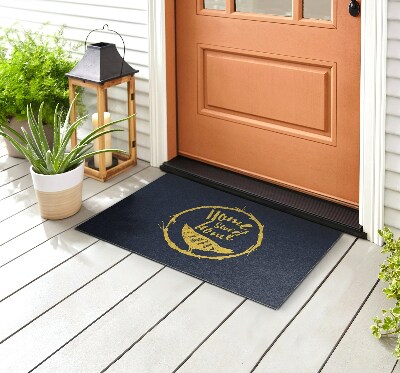Front door floor mat With inscription Home Sweet Home