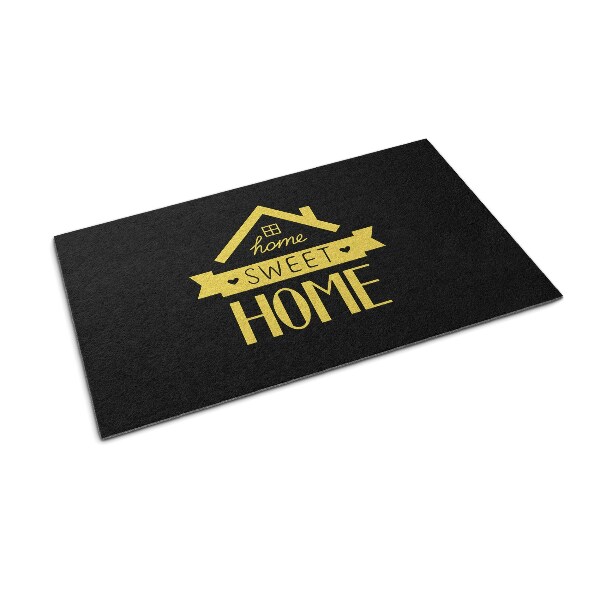 Front door rug With inscription Home Sweet Home