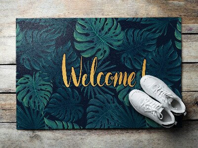 Outdoor mat Monstera Welcome