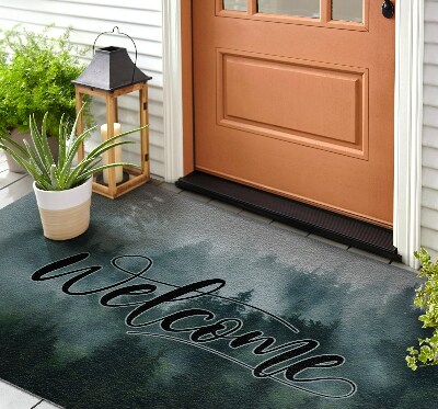 Outdoor mat Welcome lettering