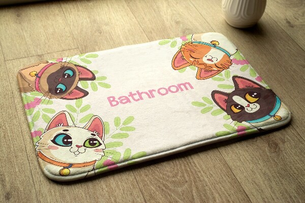 Bathroom rugs with animals 