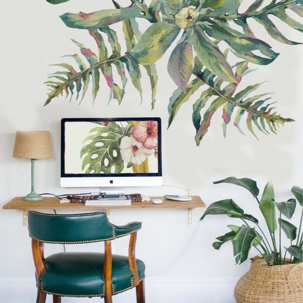 Leaves wall decals 