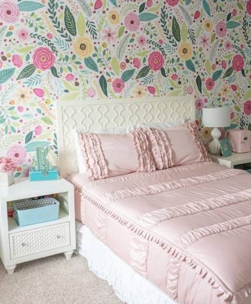 Wallpapers for a girls room - creative ideas for kids' bedroom