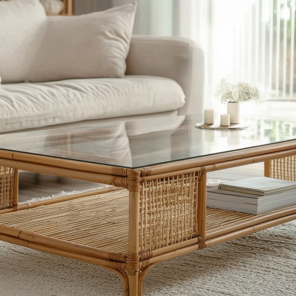 Rectangular glass table tops