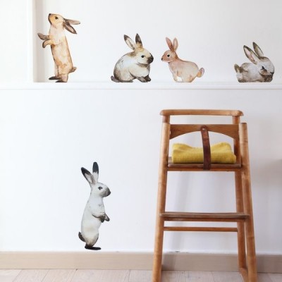 Rabbits wall decals 