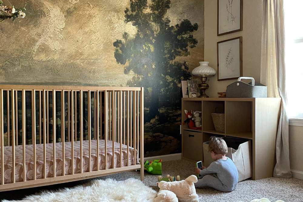  nursery in the master bedroom