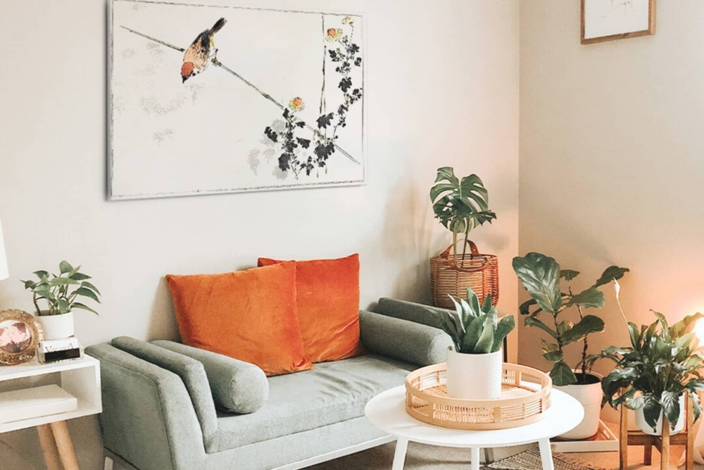 fashionable paintings on canvas for the living room