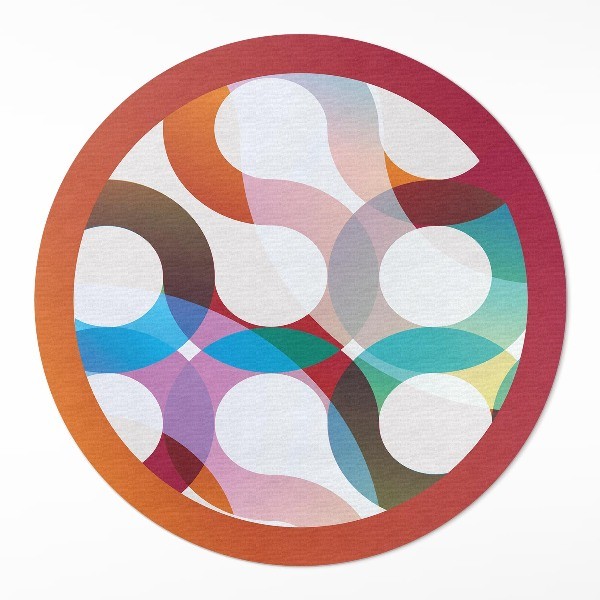 Round vinyl rugs 