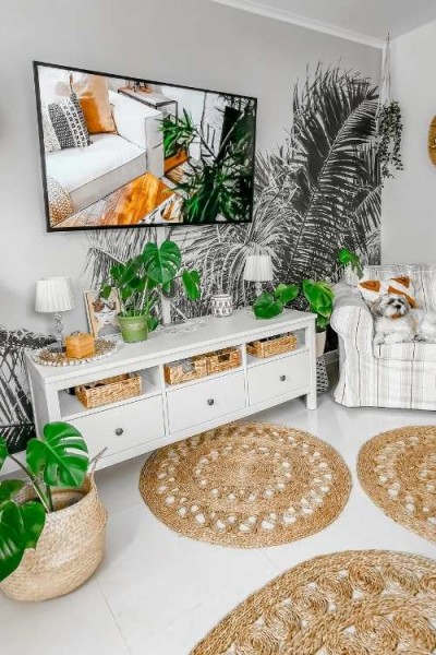 A boho style living room - how to arrange it?