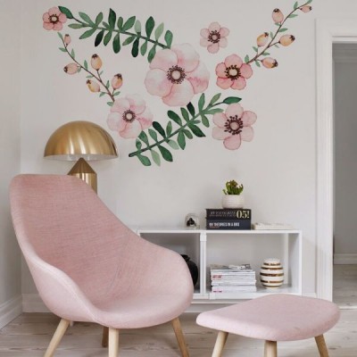 Poppies wall decals 