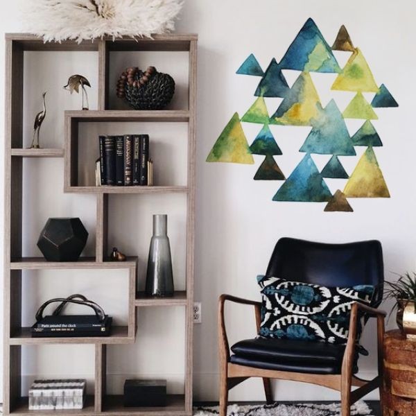 Geometric wall decals 