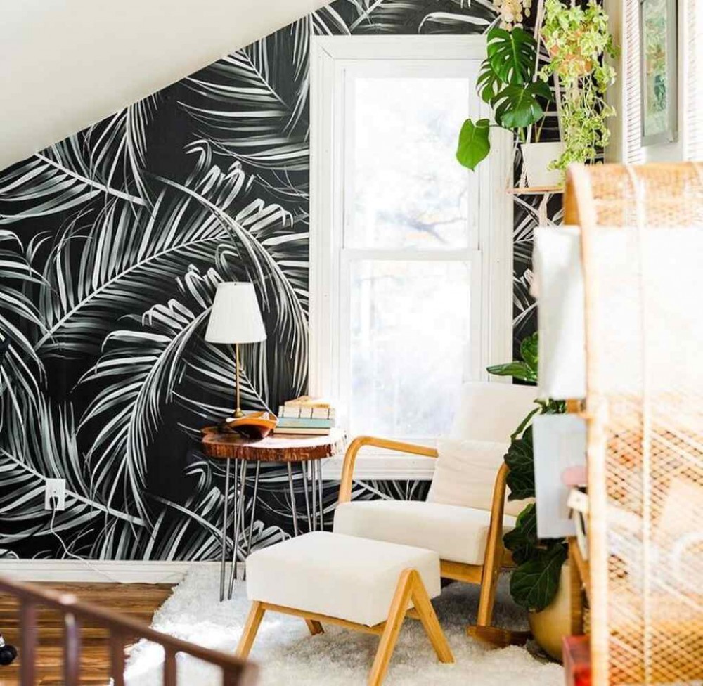 How to choose the right wallpaper for the living room 5