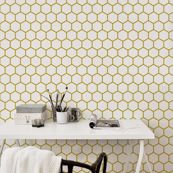 Honeycomb wallpapers & wall murals - ColorayDecor.com