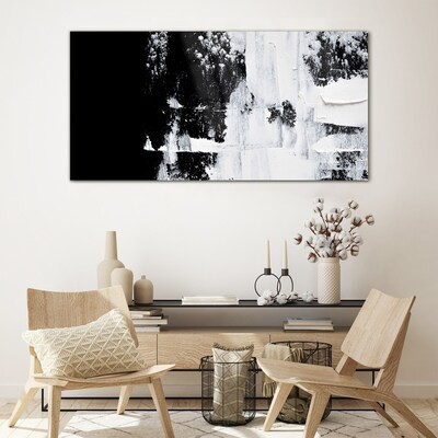 Glass prints black and white